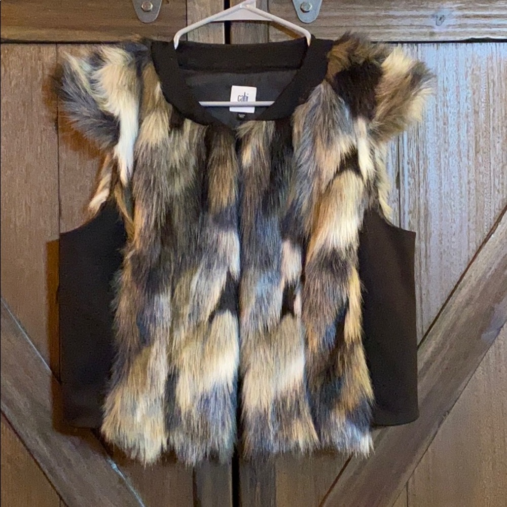 Cabi Faux Fur Vest